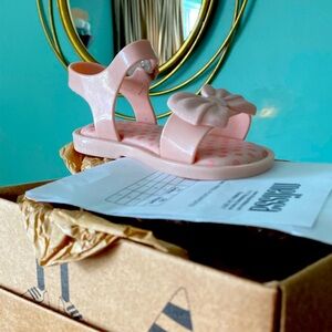 Mini Melissa pink sandal size7